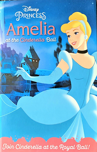 Disney Princess Amelia at the Cinderella Ball